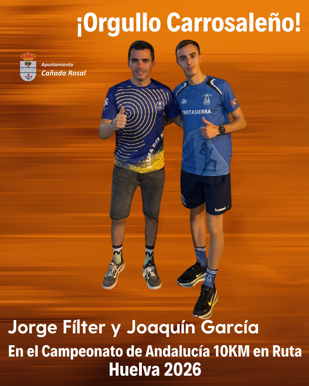 Jorge Fíler y Joaquín García Ruta Huelva