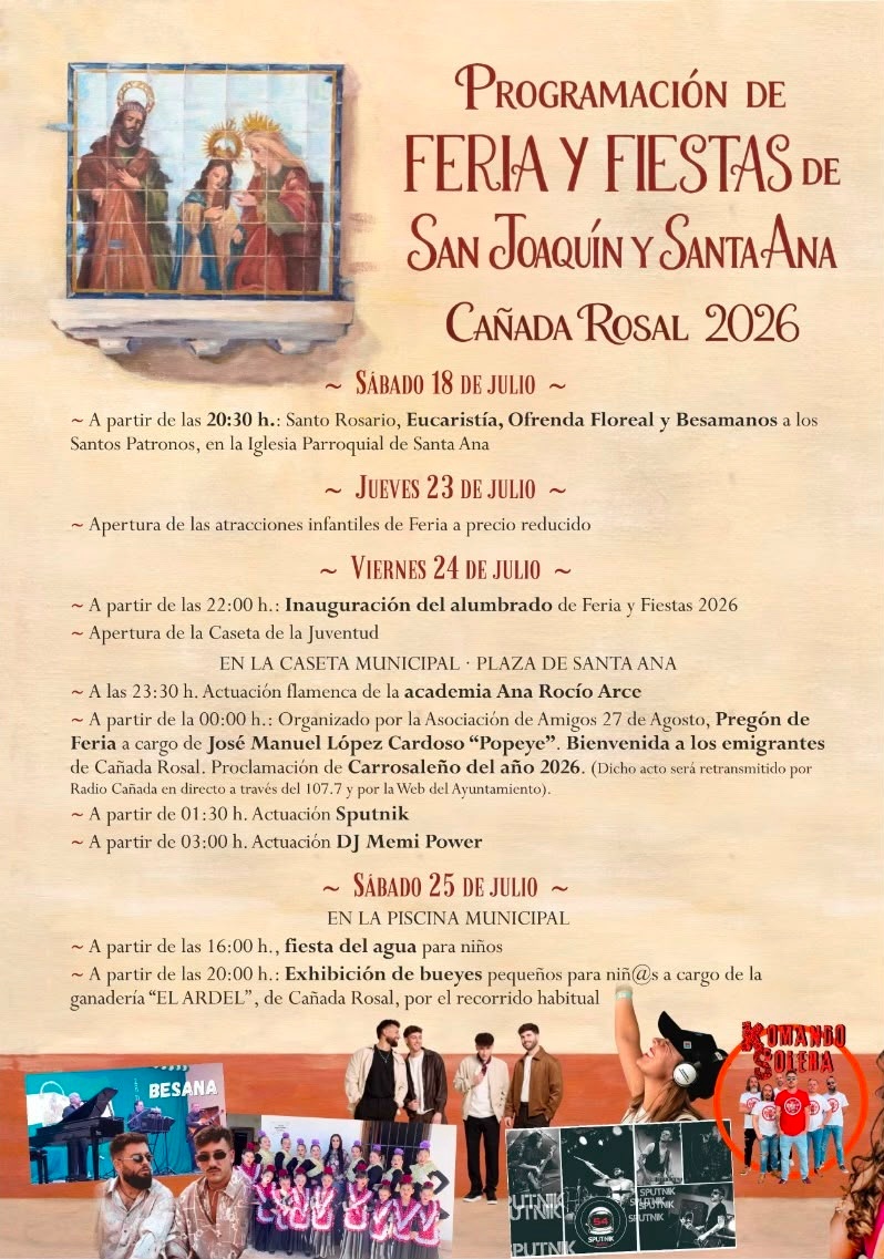 PROGRAMA DE FERIA 2026