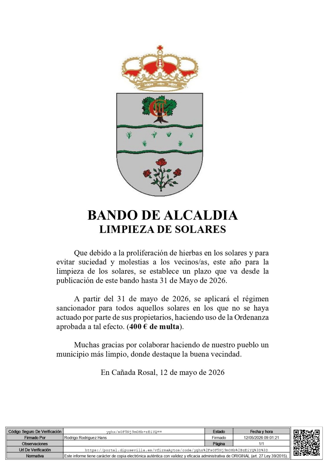 bando solares