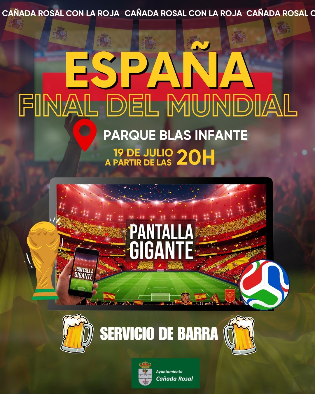 cartel pantalla mundial
