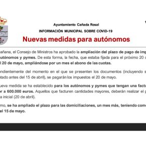 Informe Ayto.Cañada coronavirus 14-4-203