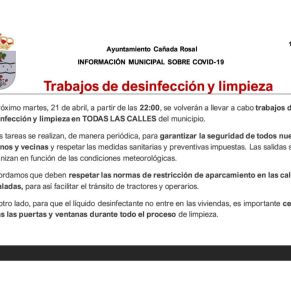 Informe Ayto.Cañada coronavirus 18-4-202
