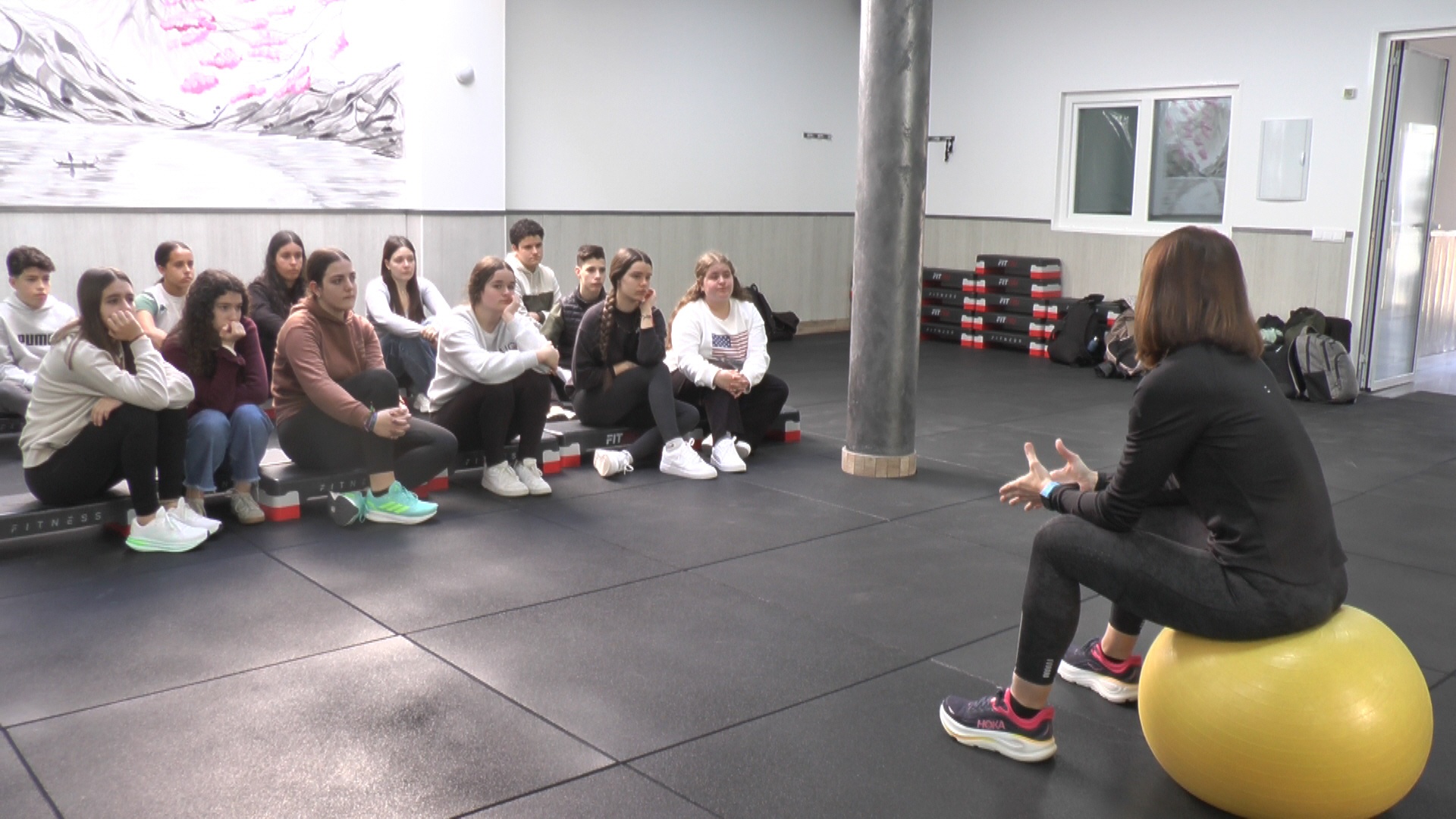 VISITA IES A MARI CARMEN PIÑA